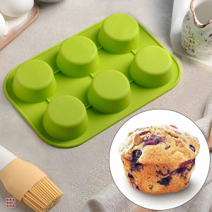 Силиконовая форма для кексов-капкейков