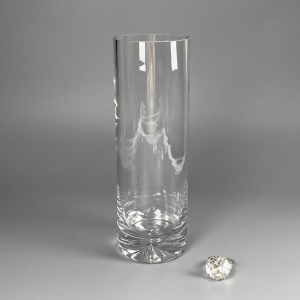 200-198 Декоративная ваза для цветов 30см в под.уп.(х12)Стекло