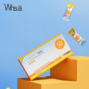Солнцезащитный крем Whsa SPF50+PA+++ Hanchan ,1 гр
