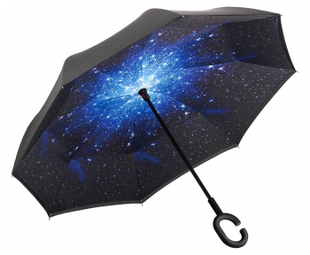 Зонт наоборот звездное небо