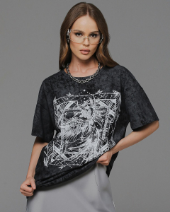 Футболка варёнка с принтом FD012