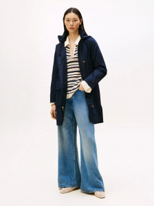 Hooded Stretch-Cotton Parka