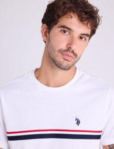 SIGNATURE TRICOT PIECED JERSEY T-SHIRT