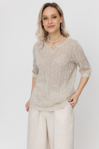 Джемпер из льна 4-324