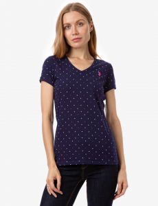 DOT V-NECK T-SHIRT