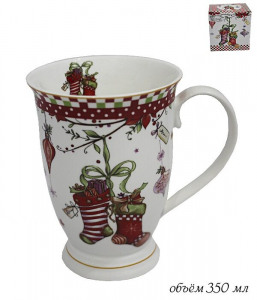 105-128 Кружка 290мл  НОВЫЙ ГОД в под.уп.(х36)Фарфор