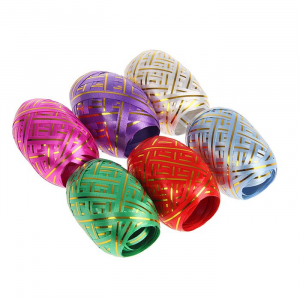 Лента упаковочная, с полосой, микс, 0.5 см ? 10 м, набор 6 шт.