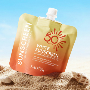 Солнцезащитный крем для лица и тела SPF50 SADOER, Дой-пак мини 30 гр.