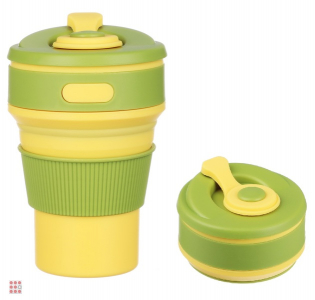 Vetta Стакан складной с крышкой, 12,7х8,8см, силикон