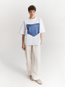 Футболка oversize с принтом