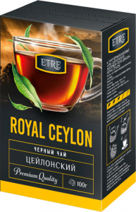 «ETRE», чай Royal Ceylon черный цейлонский листовой, 100г