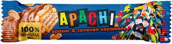 Батончик «Apachi» с солёной карамелью и арахисом, 40г (упаковка 15шт.)