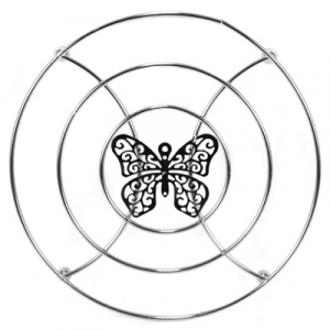 Подставка хромированная под горячее 18см 