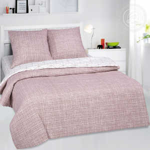 Постельное белье Кардинал с простынью на резинке (поплин DE LUXE)