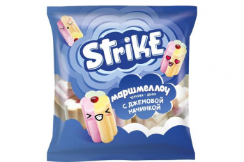 «Strike», маршмеллоу Jam со вкусом черники & дыни, 90 г