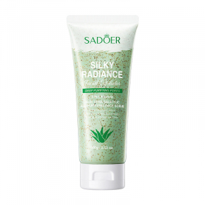 Скраб для лица с алоэ вера и салициловой кислотой SADOER Silky Radiance, 100 гр