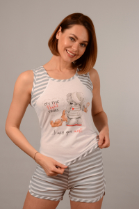 Пижама с шортами 