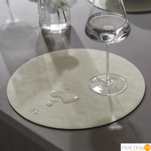 TOGAS РЕЙН экрю Подставка под горячее Круглая D-33, 1пр.