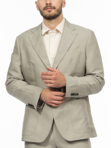 Пиджак изо льна и вискозы