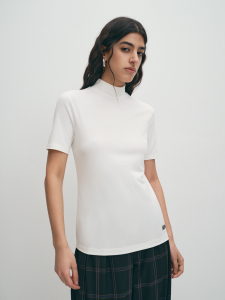 Базовая водолазка с коротким рукавом