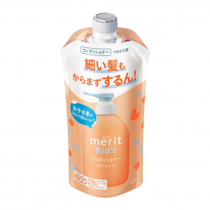 Кондиционер для детских волос Merit Kid's (слабокислотный), сменная упаковка с крышкой, 285 мл