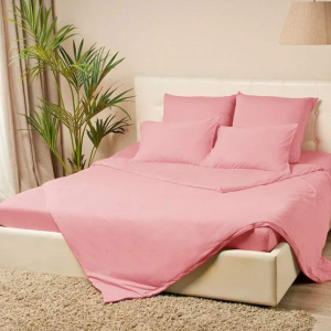 Пододеяльник трикотаж розовый