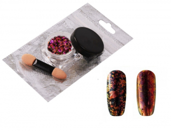 Nail Art Втирка Хлопья Юки, №872