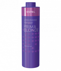 Серебристый шампунь для холодных оттенков блонд PRIMA BLONDE