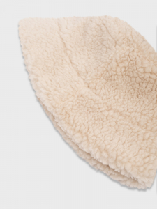 Панама с шерстью молочная