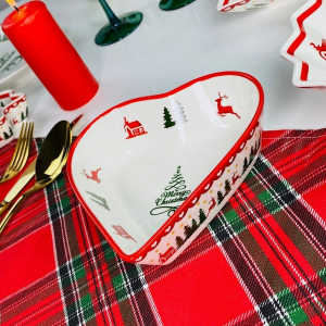 164-051 Салатник 15см НОВЫЙ ГОД в под.уп.(х48)Фарфор