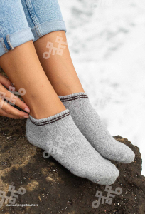 Носки спортивные из монгольской шерсти         (арт. 01112)