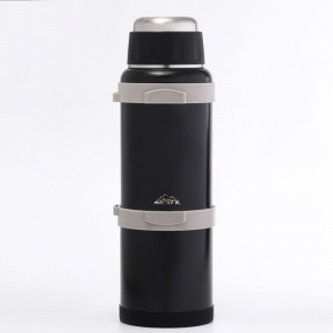 Термос Мастер К Volume, 4.2 л, с кружкой, с ситечком, сохраняет тепло 60 ч, нержавеющая сталь, чёрный