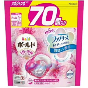 P&G Bold Gel Ball Premium Blossom Капсулы для стирки белья 4 в 1 с кондиционером, цветочный аромат, запасной блок, 70 шт
