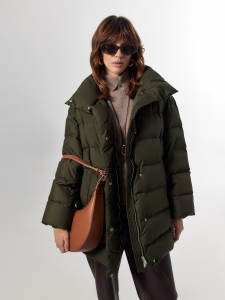 Куртка-пуховик зимняя с утеплителем 90% пух и 10% перо