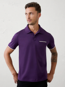 Slim Luxe Touch Pocket Polo