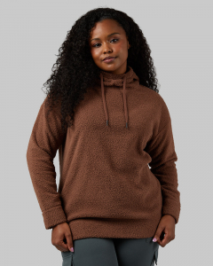 WOMEN'S SHORTHAIR SHERPA PULLOVER HOODIE