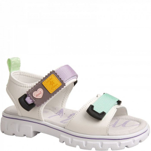 T-10537-A бел Сандалии для девочек (33-38)/8