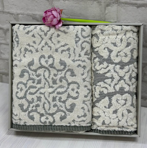 Набро полотенец EFOR из 2-х предметов (50*90.70*140) модель ALLADIN (зеленый) GREEN