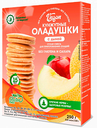 Кунжутные оладушки с дыней