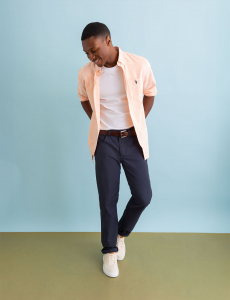 STRETCH KNIT TECH PANTS WITH ZIPPER POCKETS