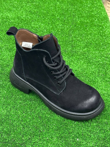 Absent / Ботинки нубук черные 2