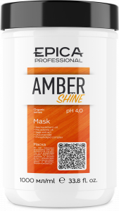 Amber Shine ORGANIC Маска для восстановления и питания, 1000 мл.