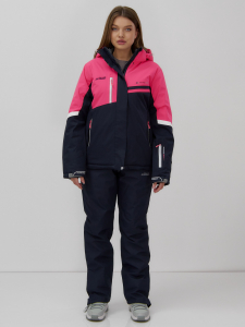 Горнолыжный костюм женский зимний УЦЕНКА розового цвета 02816R