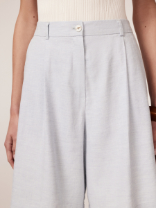 Шорты изо льна и вискозы