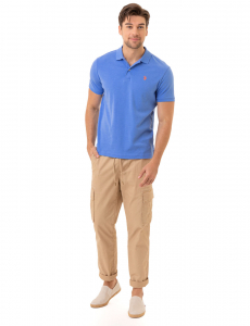 SOLID INTERLOCK POLO SHIRT