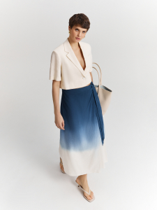 Юбка-миди на запах