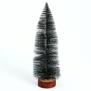 Декор новогодний «Ёлочка зелёная в снегу», 8?8?40 см