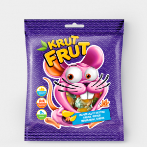 «KrutFrut», мармелад жевательный в форме мышек, 100 г
