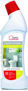 Средство чистящее для унитазов Happy House Лимонный бриз 750г Фабрика Ромакс