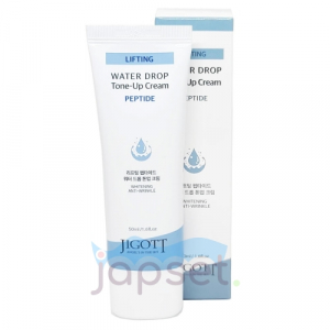 Jigott Lifting Peptide Water Drop Tone Up Cream Антивозрастной крем для лица с пептидами, 50 мл